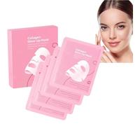 Quasi Bio Collagen Face Mask Overnight, Professional Quasi Korean Collagen Glow up Face Mask 2.0, Korean Collagen Mask, Glass Skin Glow, Deep Hydration (1box)