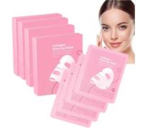 Quasi Bio Collagen Face Mask Overnight, Professional Quasi Korean Collagen Glow up Face Mask 2.0, Korean Collagen Mask, Glass Skin Glow, Deep Hydration (4boxes)