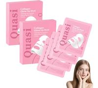 Quasi Bio Collagen Face Mask Overnight, Professional Quasi Korean Collagen Glow up Face Mask 2.0, Korean Collagen Mask, Deep Hydration - Glass Skin Glow (2 Pack)