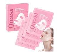 Quasi Bio Collagen Face Mask Overnight, Quasi Collagen Glow up Mask 2.0, Firm Skin Deep Hydrating Masks for Wrinkle Reduction and Pore Minimization (1pc)