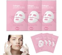 Quasi Bio Collagen Mask, 12 PCS Collagen Mask Overnight, Overnight Face Masks, Deep Hydration Lighten Fine Lines Facial Skin Care Moisturizing Improve Elasticity