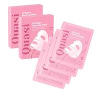 Quasi Collagen Glow Up Mask 2.0, Quasi Bio Collagen Face Mask Overnight, Firm Skin Deep Hydrating Masks for Wrinkle Reduction and Pore Minimization, Glow like Glass Skin(1Box 4Pcs)