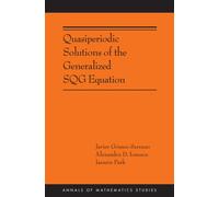 Quasiperiodic Solutions of the Generalized SQG Equation