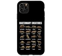 Quaternary Creatures Chart Pleistocene Megafauna Animals Case for iPhone 11 Pro Max
