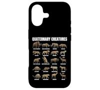 Quaternary Creatures Chart Pleistocene Megafauna Animals Case for iPhone 17