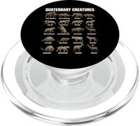 Quaternary Creatures Chart Pleistocene Megafauna Animals PopSockets PopGrip for MagSafe