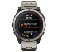 Garmin quatix 7X Solar 3.56 cm (1.4") MIP 51 mm Digital 280 x 280 pixels Touchscreen Grey Wi-Fi GPS (satellite)