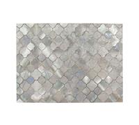 Quatrefoil Moroccan Mother Of Pearl,500 Pieces Puzzles for Adults-Wooden Jigsaw Puzzle for Adults Elderly