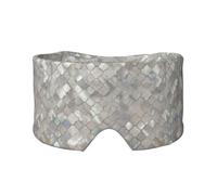 Quatrefoil Moroccan Mother of Pearl, Full Eye Covers Light Blocking Eye Mask Sleep Eye and Ear Muffs