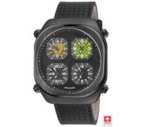 Quattro 43403 Swiss Quartz Black Dial Men's Watch GV2 Black One Size