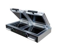 Quattro Ceramic Plate Double Contact Grill Flat Top - Flat Bottom Plate