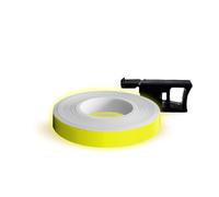 Quattroerre 10293 Neon Wheel Stripes with Applicator Tool, 7 mm x 6 mt, Yellow