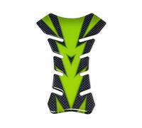Quattroerre 18220 3D Tank Protections for Motorcycle, Colours, Green and Carbon