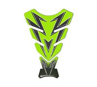 Quattroerre 18230 3D Tank Protection for Motorcycle, Colours, Kawasaki Green and Carbon