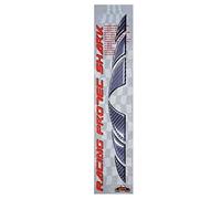 Quattroerre 3D Racing Protect Shark Stickers, HI-LUX Carbon DX+SX, 172 x 36 mm