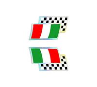 Quattroerre 3D Sticker Flag Chess Italy
