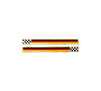 Quattroerre 3D Sticker Slim Flag Germany-Chess Right + Left