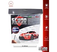 Quattroerre Adhesive Film Scudo Bump for Body Car Protection, Transparent, 5 x 50 cm, Thickness 1.2 mm