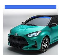 Quattroerre Adhesive Windshield Banner Sunshade Stripe Sticker for Car, Blue Transparent