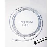 Quattroerre Chrome Car Profiles 8 mm x 3 mt