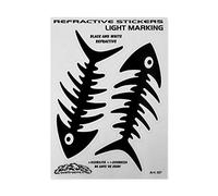 Quattroerre Light Marking Refractive Stickers Fishbones, 10 x 12 cm