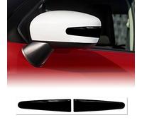 Quattroerre Protective Adhesive Mirror Safe Profiles For Cars, Black, Set of 2