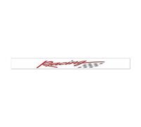 Quattroerre Racing Adhesive Windshield Banner Sunshade Stripe Sticker for Car, White