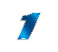 Quattroerre Racing Number 1 Anodized Mini, Blue