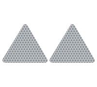 Quattroerre Refractive Sticker Triangles, White, Set of 2