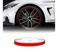 Quattroerre Refractive Wheel Trim for Car Wheels, Red