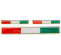 Quattroerre Sticker 3D ''Italia Flag'' 3 pieces
