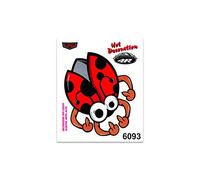 Quattroerre Sticker Ladybird 10 x 12 cm