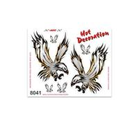 Quattroerre Sticker Tribal Eagle, 14 x 16 cm