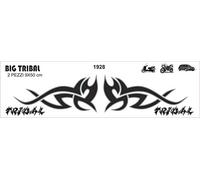 Quattroerre Stickers Tribal, 9 x 50 cm, Set of 2