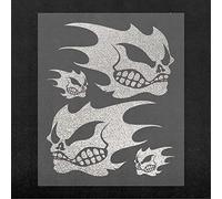 Quattroerre Supershaped Die-Cut Diavolik for Car, Silver, 14 x 16 cm
