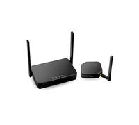 QuattroPod Lite Wireless HDMI Transmitter and Receiver, Wireless HDMI Extender Kit, Support 2.4/5GHz for Streaming Video/Audio from Laptop, PC, Smartphone to HDTV/Projector (2022 OTA UPDATE)
