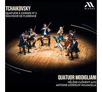 Quatuor Modigliani, Hélène Clément, Antoine Lederlin - Tchaikovsky: Quatuor à cordes & Souvenir de Florence