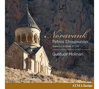 Quatuor Molinari - Shoujounian: Novarank; String Quartets Nos 3-6 [CD]