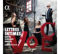 Quatuor Voce - Lettres Intimes - Quartets By Bartók; Schulhoff; Janácek