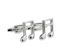 Quaver Note Cufflinks for Men - Music Symbol Design