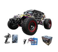 Quavva 1:16 Scale 70KM/H High Speed RC Car, 4WD Brushless Remote Control Off-Road Vehicle, Hobby Grade RC Buggy SCY-16106PRO for 14+ Enthusiasts(16106 purple,2B)