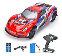Quavva 1/8 Scale Large RC Monster Truck, 30km/h High Speed, 2.4GHz Remote Control, 4WD Off-Road, 54cm Long Body, Standard Tires, All-Terrain, for Kids and Adults(866-802)