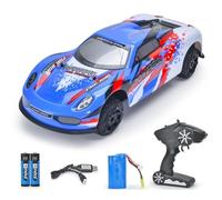 Quavva 1/8 Scale Large RC Monster Truck, 30km/h High Speed, 2.4GHz Remote Control, 4WD Off-Road, 54cm Long Body, Standard Tires, All-Terrain, for Kids and Adults(866-803)