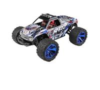 Quavva 144018 1:14 4WD RC Monster, 35KM/H, Center Drive Axle, Independent Suspension, 390 Strong Magnetic Motor,2.4G 80m 7.4V 1500mAh, High Brightness LED, All-Weather(144018 1Battery Box)