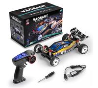 Quavva 244016 1:24 Scale 2WD High Speed RC Car, 25km/h Remote Control Car with 2.4G Radio, All Terrain Electric Off-Road Buggy Vehicle for Adults and Kids 14+