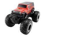 Quavva G03085R 1/16 Scale Large Tire Amphibious RC Truck, 2.4GHz 4x4 Off-Road Remote Control Car, 7.4V 900mAh 25 Min Play, 360° Stunt Crawler, Waterproof Toy for Kids Adults(A Red)
