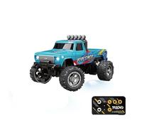 Quavva HG754A 1/64 Scale Mini RC Crawler with Alloy Body, 3-Speed Control, 2.4GHz, Lightweight Anti-Vibration Design, Type-C Rechargeable Battery(Blue-1)
