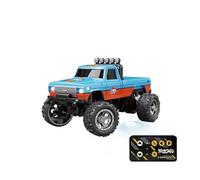 Quavva HG754A 1/64 Scale Mini RC Crawler with Alloy Body, 3-Speed Control, 2.4GHz, Lightweight Anti-Vibration Design, Type-C Rechargeable Battery(MINE-O-B)