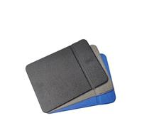 Quavva Wireless Charging Mouse Pad, 15W Fast Charge, with Foldable Phone Holder, Large 300x220mm Desk Mat, Non-Slip PU Leather, Compatible with Qi iPhone Samsung Android Devices,(Grey)
