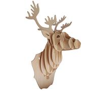 Quay Deer Head Woodcraft Construction Kit FSC